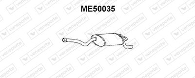 ME50035 VENEPORTE Глушитель выхлопных газов конечный