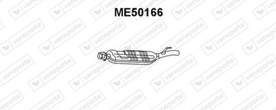 ME50166 VENEPORTE Предглушитель выхлопных газов