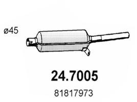 247005 ASSO Глушитель выхлопных газов конечный