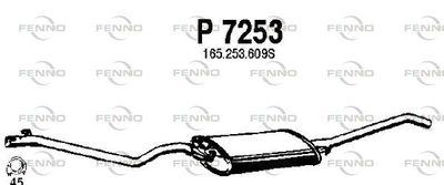 P7253 FENNO Глушитель выхлопных газов конечный