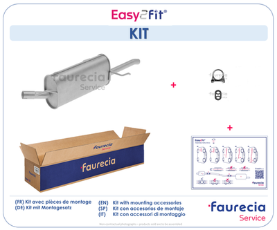 FS40484 Faurecia Глушитель выхлопных газов конечный