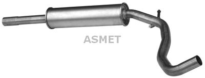 19025 ASMET Средний глушитель выхлопных газов