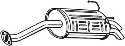 163397 KLOKKERHOLM Глушитель выхлопных газов конечный