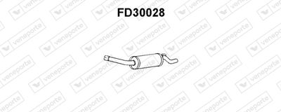 FD30028 VENEPORTE Глушитель выхлопных газов конечный