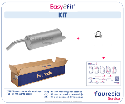 FS30117 Faurecia Глушитель выхлопных газов конечный