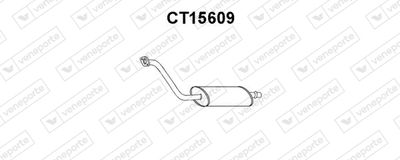 CT15609 VENEPORTE Предглушитель выхлопных газов