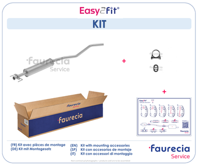 FS40376 Faurecia Предглушитель выхлопных газов