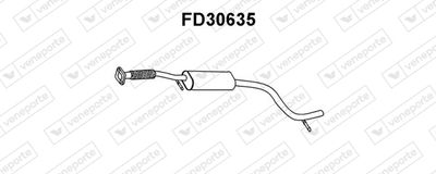 FD30635 VENEPORTE Предглушитель выхлопных газов