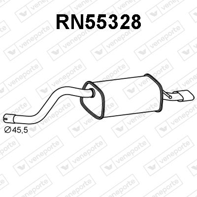 RN55328 VENEPORTE Глушитель выхлопных газов конечный