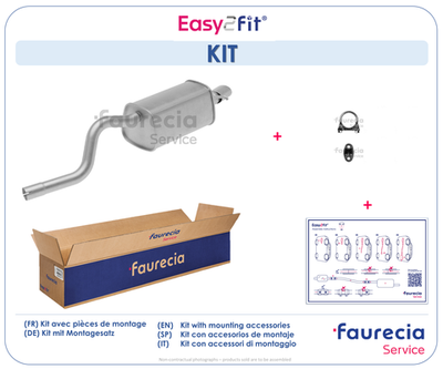 FS55328 Faurecia Глушитель выхлопных газов конечный