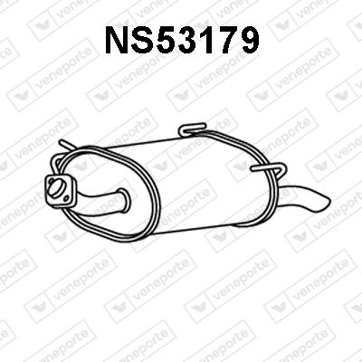 NS53179 VENEPORTE Глушитель выхлопных газов конечный
