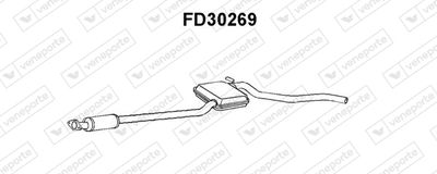 FD30269 VENEPORTE Предглушитель выхлопных газов