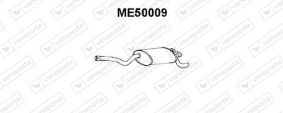 ME50009 VENEPORTE Глушитель выхлопных газов конечный