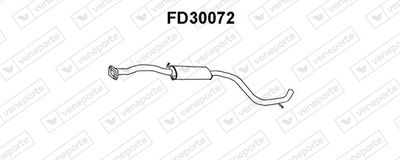 FD30072 VENEPORTE Предглушитель выхлопных газов