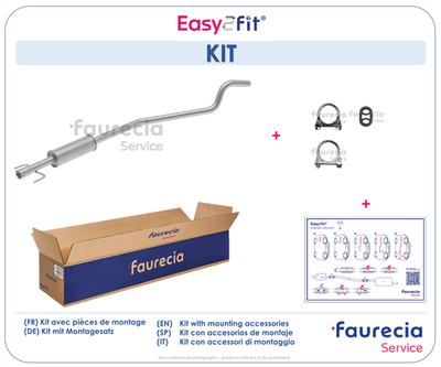 FS40534 Faurecia Предглушитель выхлопных газов