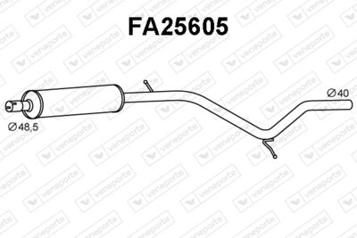 FA25605 VENEPORTE Предглушитель выхлопных газов