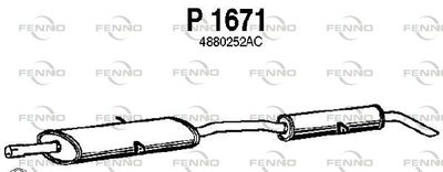 P1671 FENNO Глушитель выхлопных газов конечный