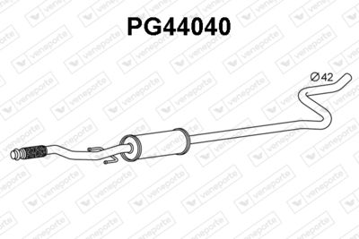 PG44040 VENEPORTE Предглушитель выхлопных газов