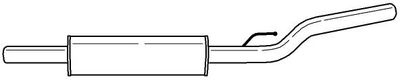 60475 SIGAM Средний глушитель выхлопных газов