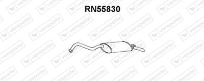 RN55830 VENEPORTE Глушитель выхлопных газов конечный