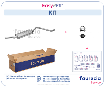 FS80008 Faurecia Глушитель выхлопных газов конечный