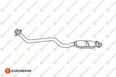 E12886K EUROREPAR Предглушитель выхлопных газов