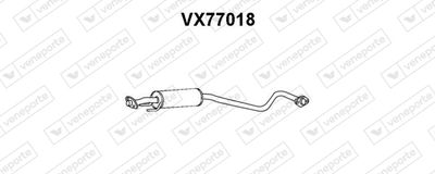 VX77018 VENEPORTE Предглушитель выхлопных газов