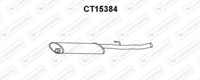 CT15384 VENEPORTE Предглушитель выхлопных газов