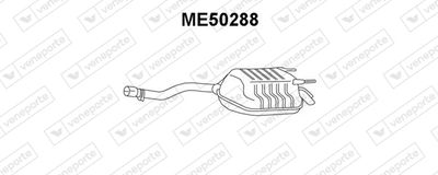 ME50288 VENEPORTE Глушитель выхлопных газов конечный