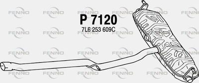P7120 FENNO Глушитель выхлопных газов конечный