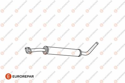 E12801L EUROREPAR Предглушитель выхлопных газов