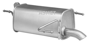 05171 ASMET Глушитель выхлопных газов конечный