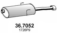 367052 ASSO Глушитель выхлопных газов конечный