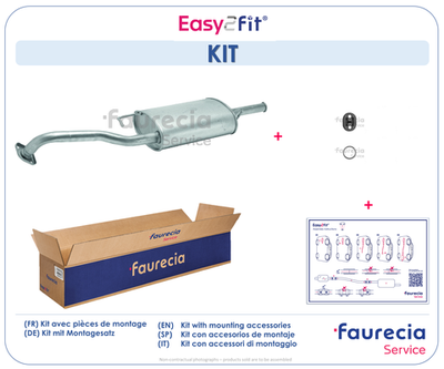 FS53061 Faurecia Глушитель выхлопных газов конечный