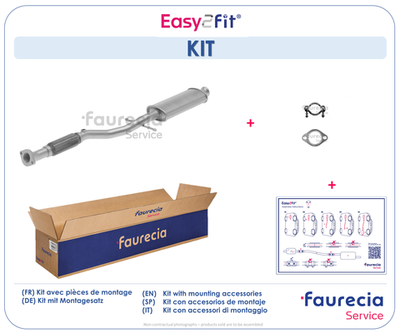 FS27077 Faurecia Предглушитель выхлопных газов