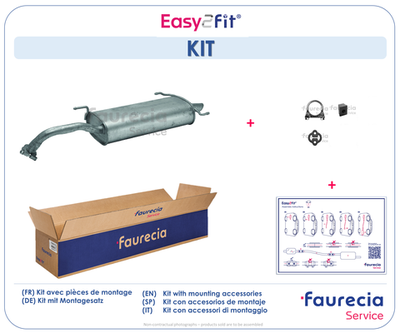 FS70133 Faurecia Глушитель выхлопных газов конечный