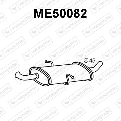 ME50082 VENEPORTE Глушитель выхлопных газов конечный
