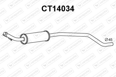 CT14034 VENEPORTE Предглушитель выхлопных газов