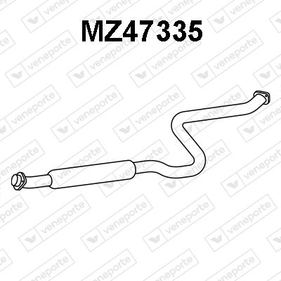 MZ47335 VENEPORTE Предглушитель выхлопных газов