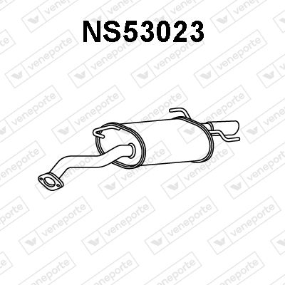 NS53023 VENEPORTE Глушитель выхлопных газов конечный