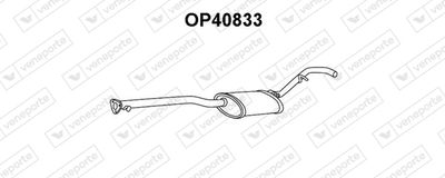 OP40833 VENEPORTE Предглушитель выхлопных газов