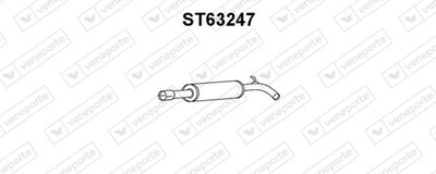 ST63247 VENEPORTE Предглушитель выхлопных газов