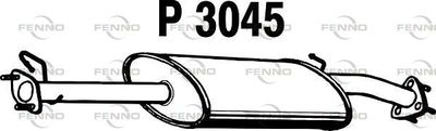 P3045 FENNO Средний глушитель выхлопных газов