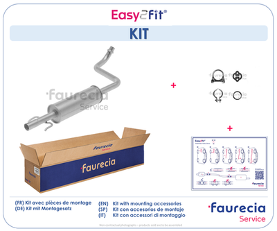 FS70501 Faurecia Предглушитель выхлопных газов