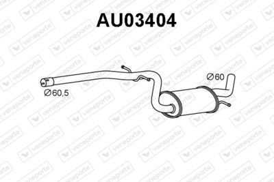 AU03404 VENEPORTE Предглушитель выхлопных газов