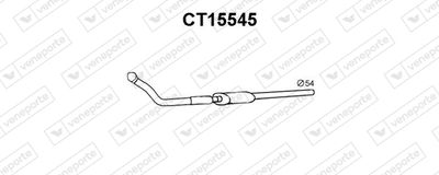 CT15545 VENEPORTE Предглушитель выхлопных газов