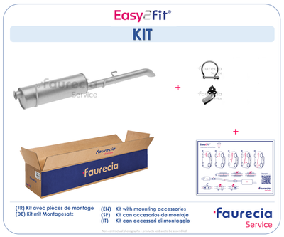 FS55296 Faurecia Глушитель выхлопных газов конечный