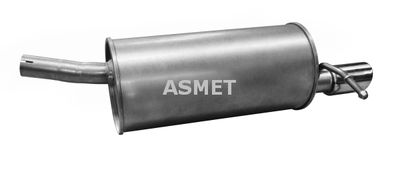 10128 ASMET Глушитель выхлопных газов конечный