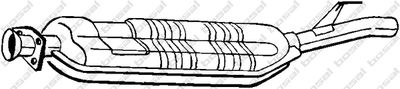 175397 KLOKKERHOLM Средний глушитель выхлопных газов