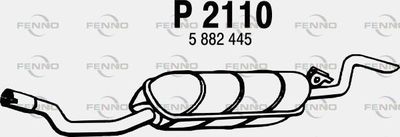 P2110 FENNO Глушитель выхлопных газов конечный